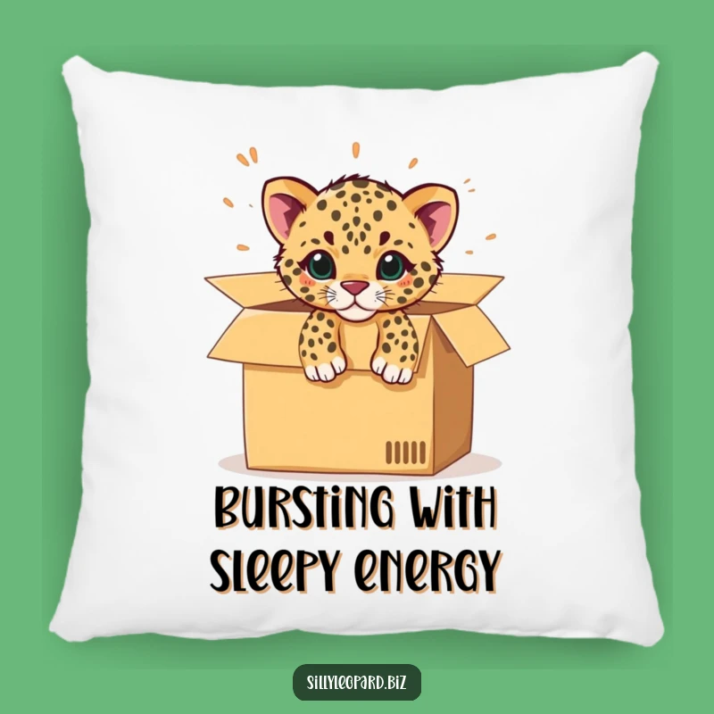 Funny Leopard Cub Pillow: Cozy Surprise for Playful Decor