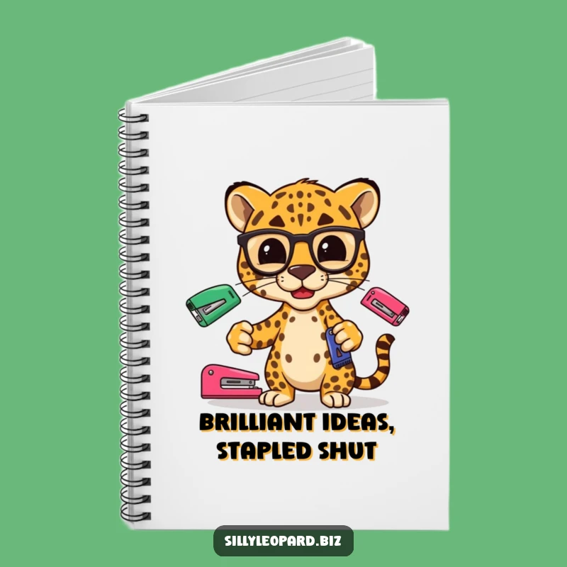 Funny Leopard Notebook: Juggling Boss for Organized Brilliance
